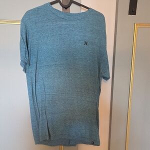 Hurley Blue Short Sleeve Tee Classic Fit
